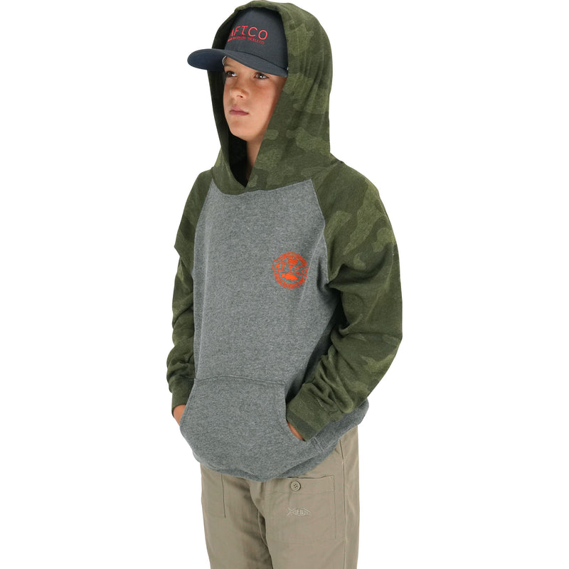 Youth Bass Patch Pullover Hoodie – AFTCO
