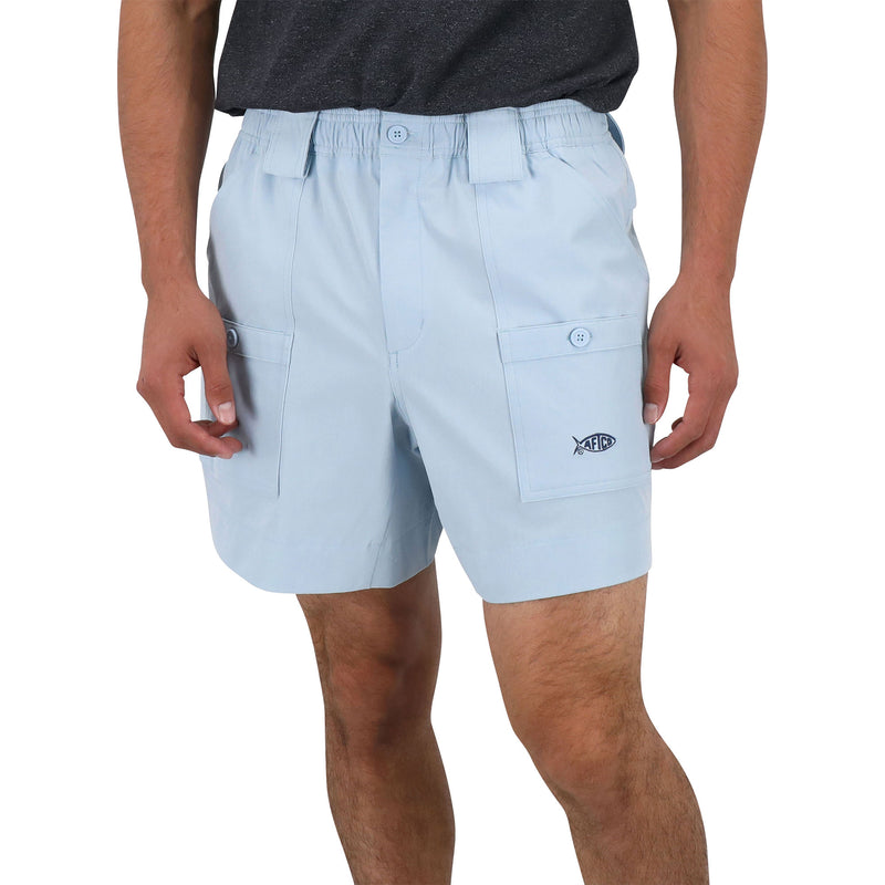 AFTCO Men's Stretch Original Fishing Shorts Charcoal Heather / 32