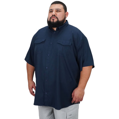 Vented and Printed Button Down UPF Fishing Shirts – AFTCO