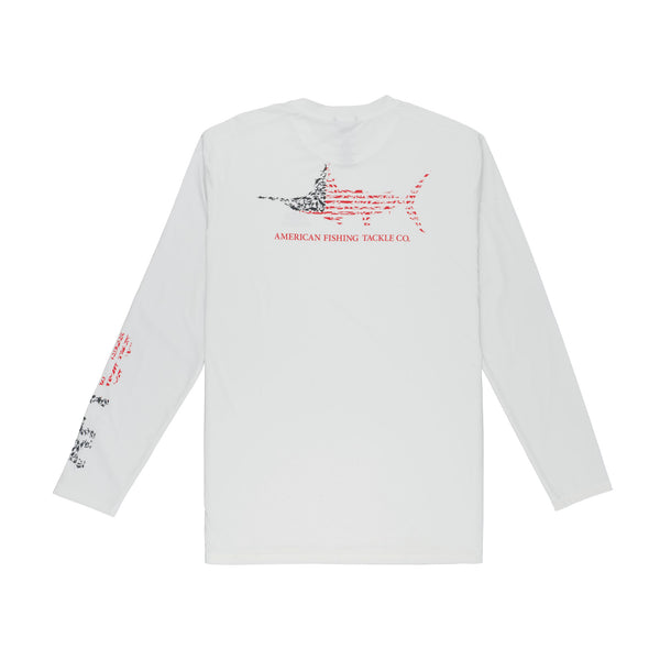 Jigfish Americana UVX LS Sun Protection Shirt White / S