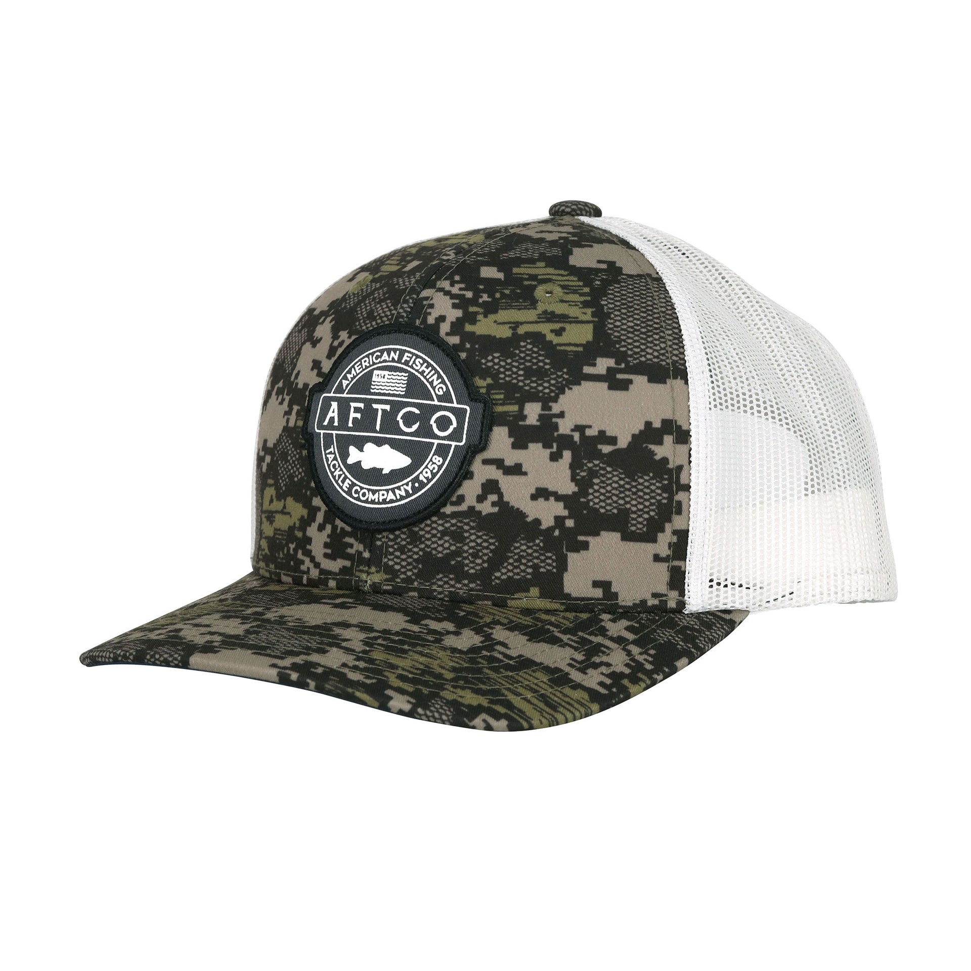 Bass Patch Trucker Hat – AFTCO