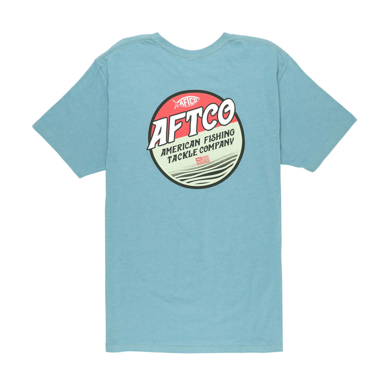 AFTCO Ice Cream SS T-Shirt / Aquifer Heather / L