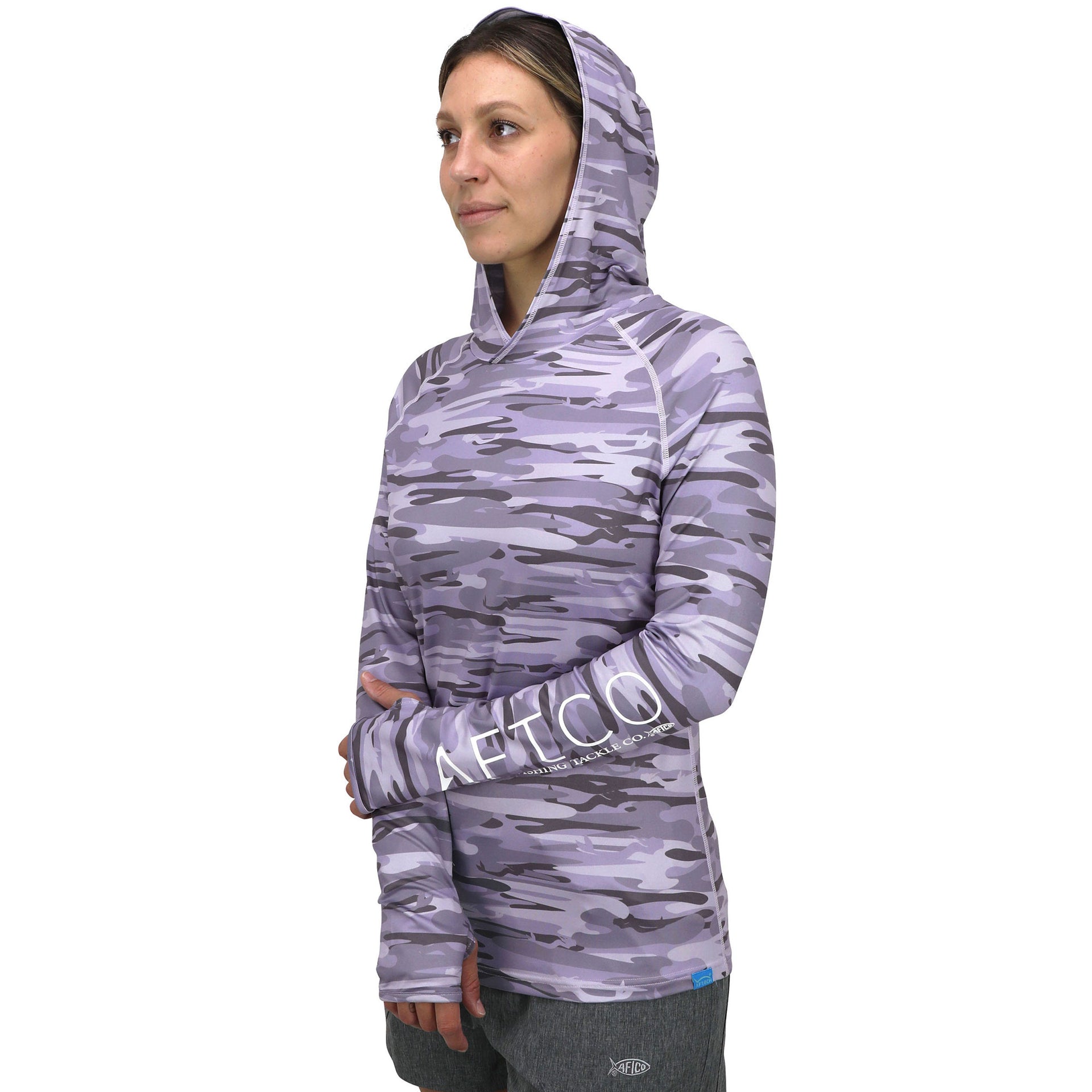 Women's Mercam Hooded Performance Shirt – AFTCO